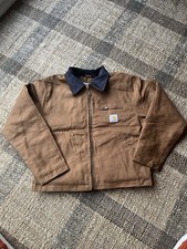 Carhartt Reworked Tan/camel Detroit Style Jacket Size Small No Tags