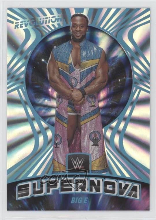 2022 Panini Revolution WWE Supernova Sunburst 52/99 Big E #27 u0u