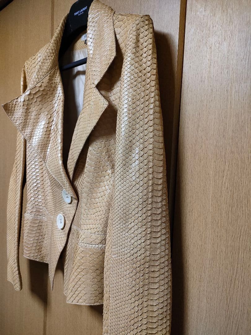 Jitrois Vintage Python Leather Jacket Size 42 Lux… - image 7