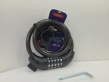 Lock & Lock 4-Digit Combo Bike Lock Cable - Secure Anti-Theft Bicycle Chain