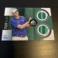 2013 SP GU Tour DUAL RELICS Bill Haas #TG-BH PGA Golf Card (f3)