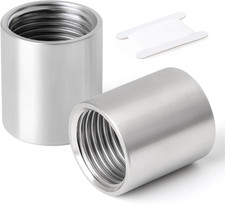 10PCS 304 Stainless Steel Cast Pipe Fitting, Thickened Coupling, 3/4" X 3/4" NPT