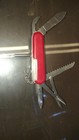 1980's Wenger Classic 16 Red Swiss Army Knife Delemont Multi Tool 85mm — photo 4