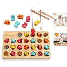 Montessori Magnetic Fishing Game - Fun  Educational Toy for Early Learners