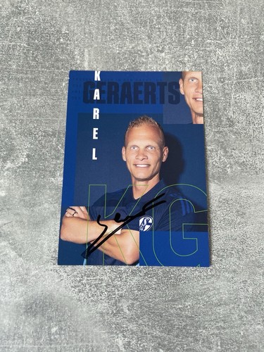 Karel Geraerts Handsignierte Autogrammkarte FC Schalke 04 2024/25 24/25