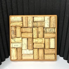 Wine Cork Board Corkboard 8 "X 8" Frame Wall Art Memo Office Organizer