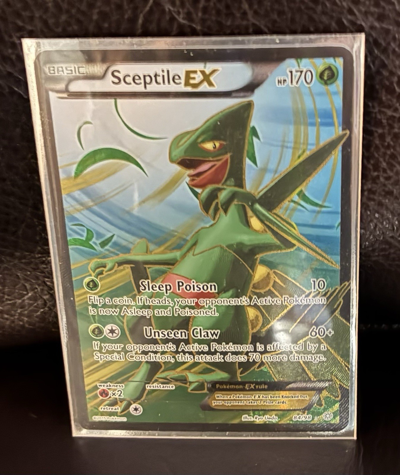 Pokemon Sceptile EX Holo Rare Card Sceptile Pokemon Card