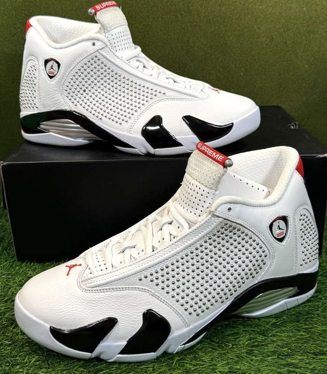 Las mejores ofertas en Supreme x Air Jordan 14 Retro White | eBay