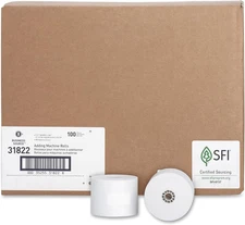 Paper Roll, Single Ply, Bond, 2-1/4"X165', 100Rl/Count, White (31822)