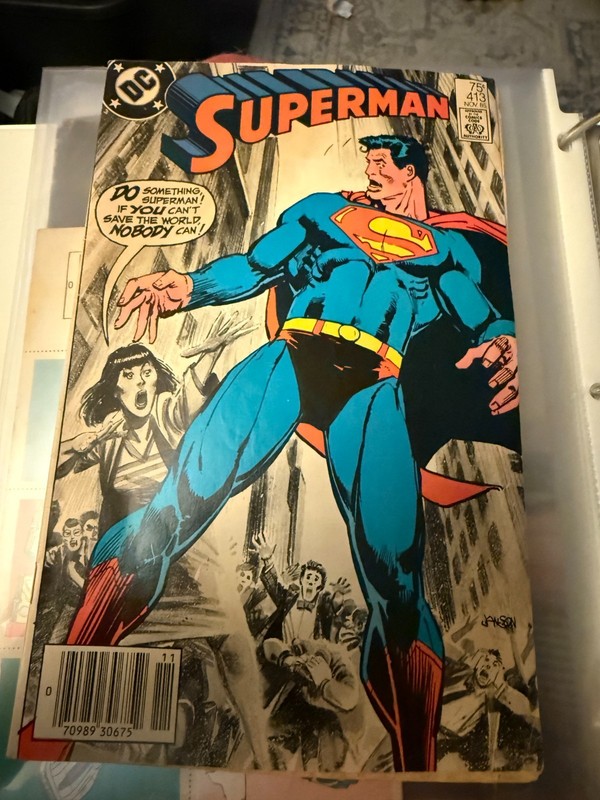 Superman Vol. 1 #413, published by DC Comics with a cover date of November 1985.
