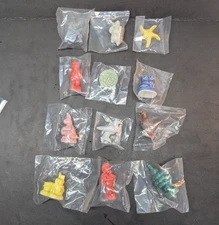 LOT OF 12 Rose Tea Wade Whimsies Sandcastle Bucket Figurine Calendar Series