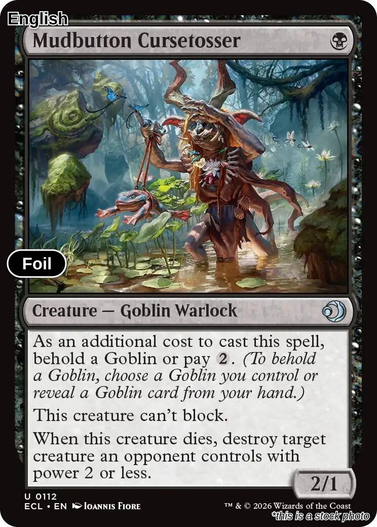 Mudbutton Cursetosser Foil LP [ECL - 112]
