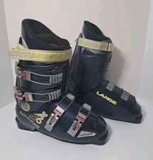 Lange XR6 Ski Boots 43.5 Mondo 323mm BSL Navy Blue