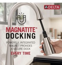 Delta 9178-DST Leland Pull-Down Kitchen Faucet with Magnetic Docking Spray Head