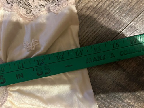 Conjunto de lencería vintage años 60 Diane Von Furstenburg para mujer marfil bata sin cordones encaje” - Imagen 14 de 24