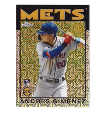 2021 Topps - Silver Pack 1986 Chrome - Andres Gimenez #86BC-46 (RC) - Mets