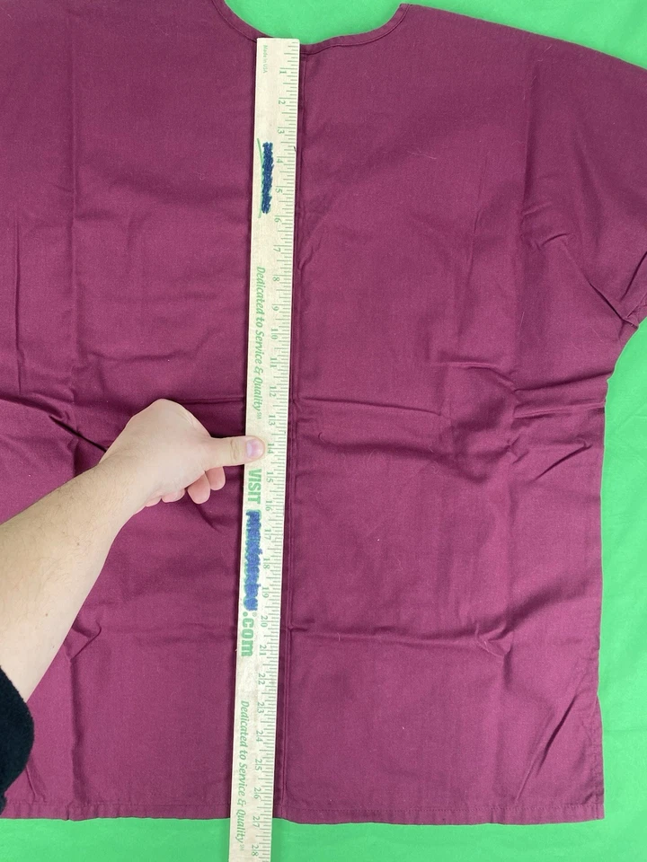 Medium Purple Simply Basic Scrub Shirt - Image 4 of 4