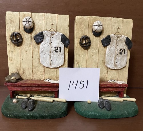 #1451 Fermalibri Baseball Caratteristiche #21 Camicia Cappello Pipistrelli Palline Guanto Catcher Maschera - Foto 9 di 9