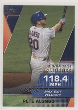 2021 Topps Significant Statistics Blue Pete Alonso #SS-1 0q5