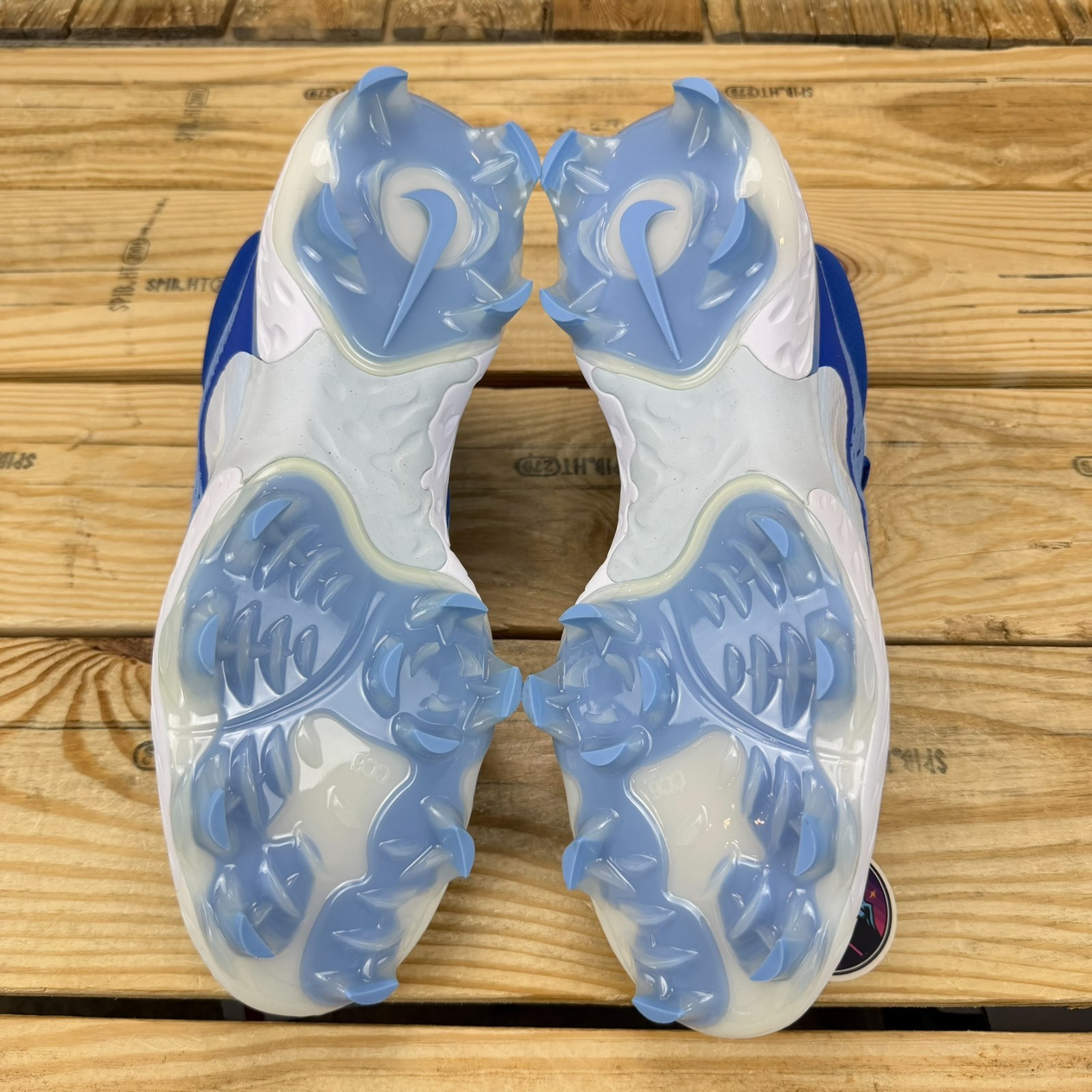 Nike Alpha Huarache Elite 4 Low MCS Baseball Cleats Blue Mens Sizes