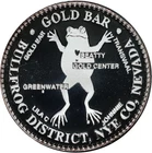 Vintage 1987 Gold Bar Mine Bullfrog District Nevada 1 oz .999 Fine Silver Round