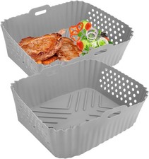 KINLYBO Air Fryer Silicone Liners for Ninja Double Stack Air Fryer SL401/DZ20...