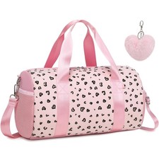 Dance Ballet Bag Girls Fits 4-6 Ballerina Gymnastic Duffle Glitter 14x8.26 In