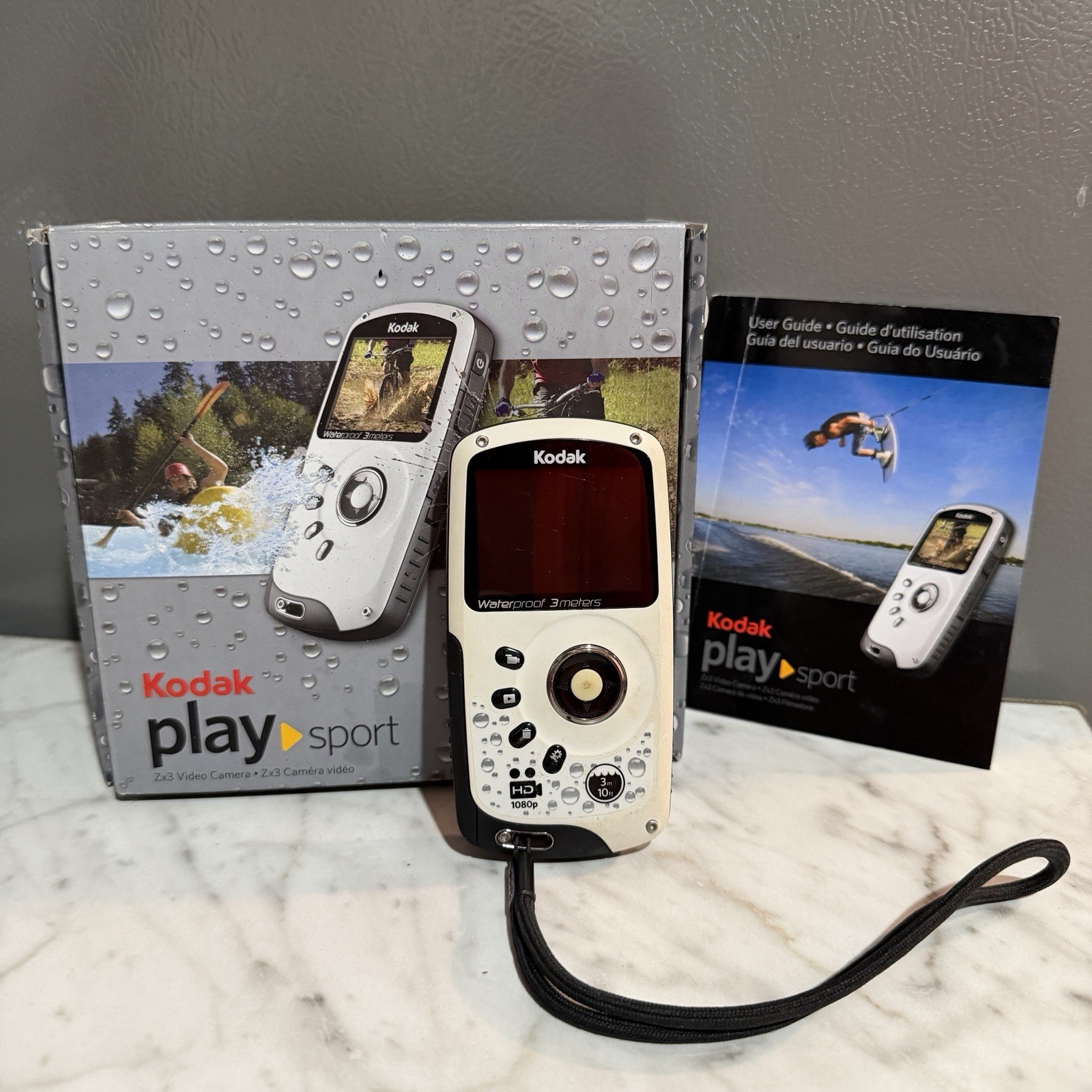 Kodak PlaySport ZX3 HD Waterproof Portable Pocket Video Came