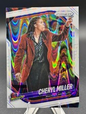 2025 Panini Prizm WNBA #134 Cheryl Miller White Seismic Prizms