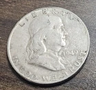 1949 D Silver Franklin Half Dollar