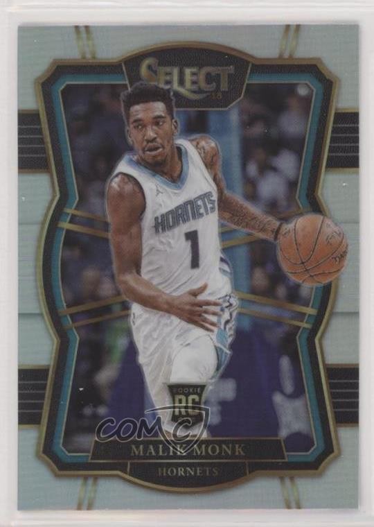 2017-18 Panini Select Premier Level Silver Prizm Malik Monk #142 9w4