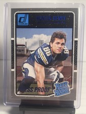 2016 Donruss - Rated Rookies Hunter Henry #369 Press Proof Blue (RC)