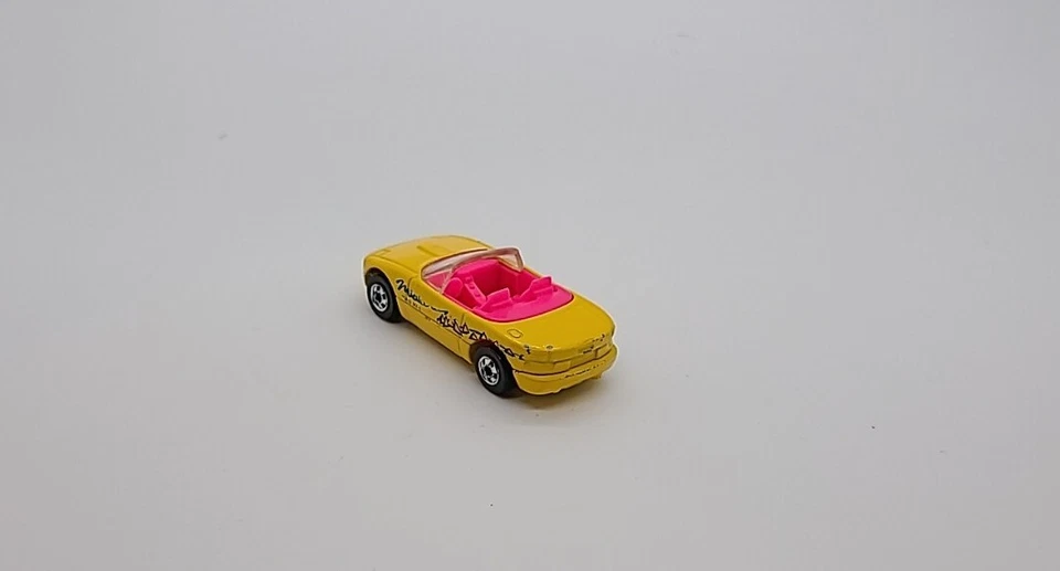 1991 HOT WHEELS Blue Card MAZDA MX-5 MIATA Yellow Collector #172 - Image 4 of 4