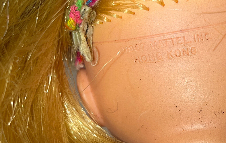 PETITE POUPÉE MATTEL 1976 Kelly Barbie petite sœur vintage jeu jouet
