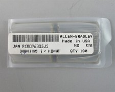 (100) Allen-Bradley RCR07G305JS Carbon Comp Resistors 3meg. OHM 1/4 Watt 5% Tol.