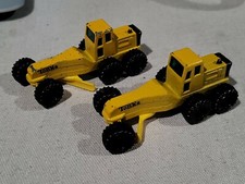 1994 TONKA TOY DIE MINI CAST 4 INCH ROAD GRADER HEAVY EQUIPMENT LOT X2  