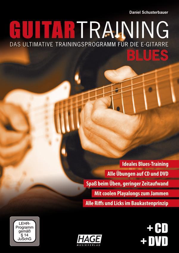 Guitar Training Blues + Cd + Dvd Daniel Schusterbauer