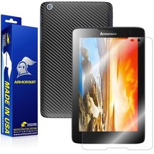 ArmorSuit MilitaryShield Lenovo A8 Screen Protector  Black Carbon Fiber Skin