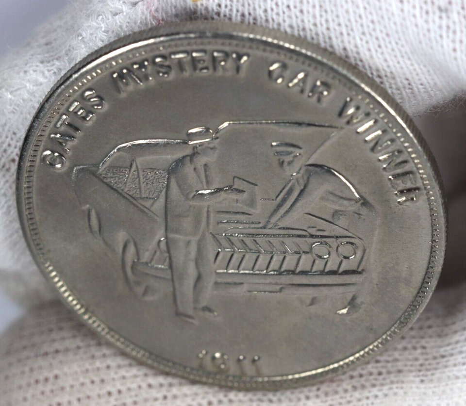 Gates Mystery Car Winner 1911 Medal Token eBay