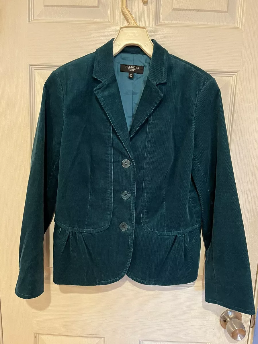 Talbots corduroy jacket top