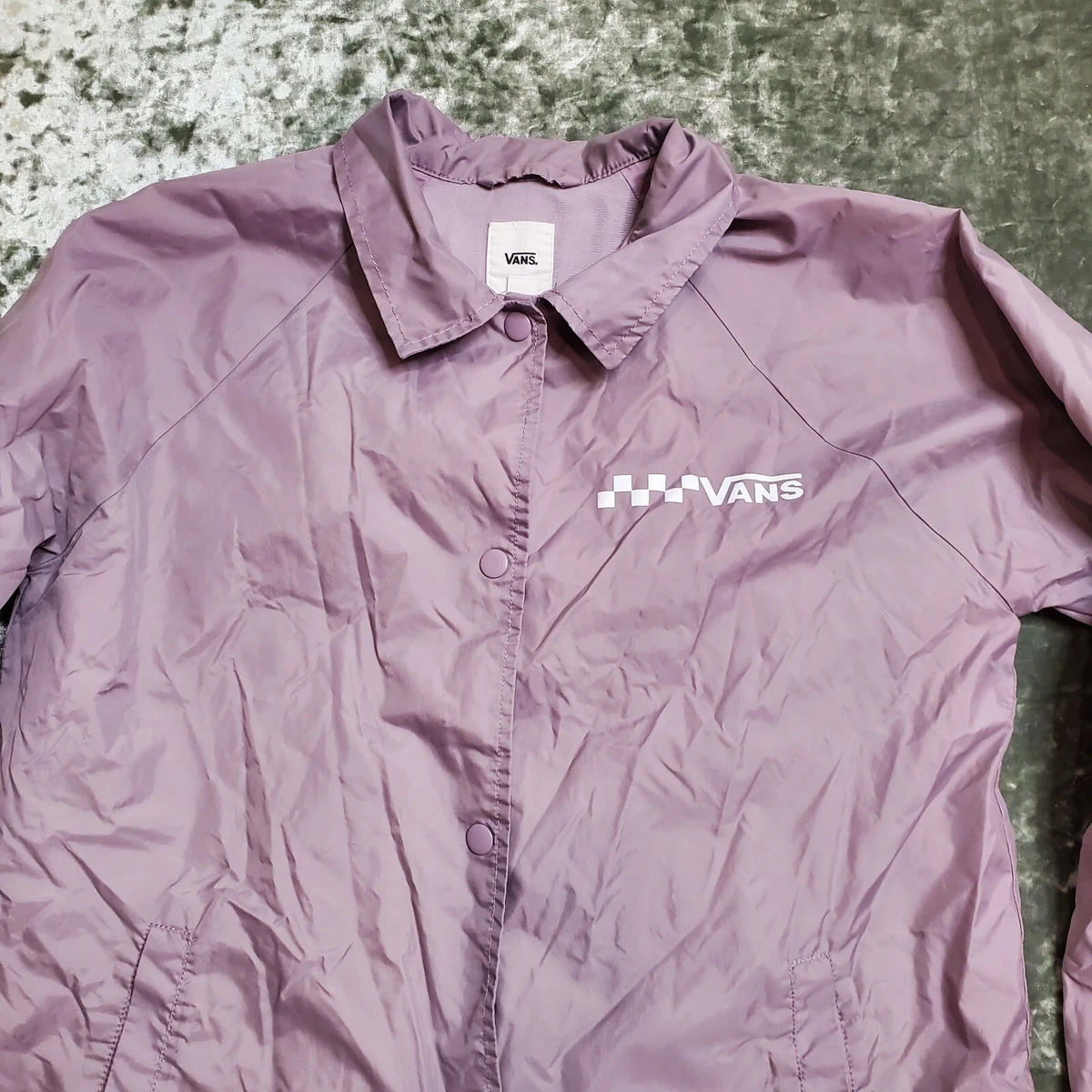 Purple vans windbreaker hotsell