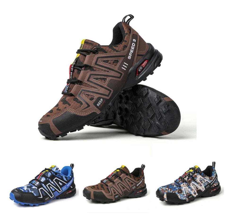 Scarpe da Trekking Uomo Ginnastica Resistenti Antiscivolo Leggeri da Montagnia