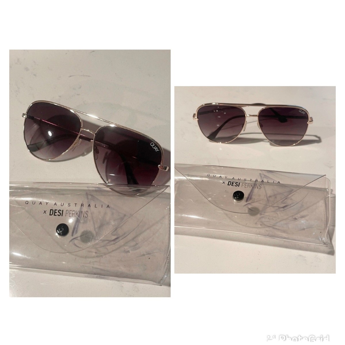 QUAY X Desi Perkins Limited Edition Aviator Sunglasses | eBay