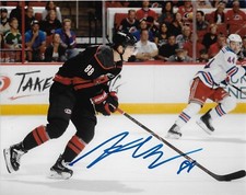 Carolina Hurricanes Martin Necas Signed Autographed 8x10 Photo COA
