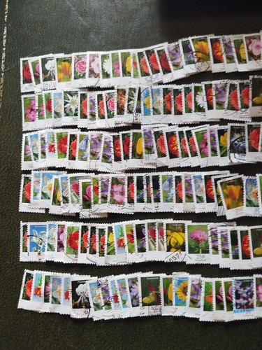 schönes Lot Bundesrepublik Blumenmarken gestempelt ca 270 Stück... - Bild 2 von 6