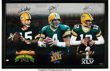 BRETT FAVRE QB 8.5X11 SIGNED PHOTO AUTOGRAPH BART STARR AARON RODGERS REPRINT