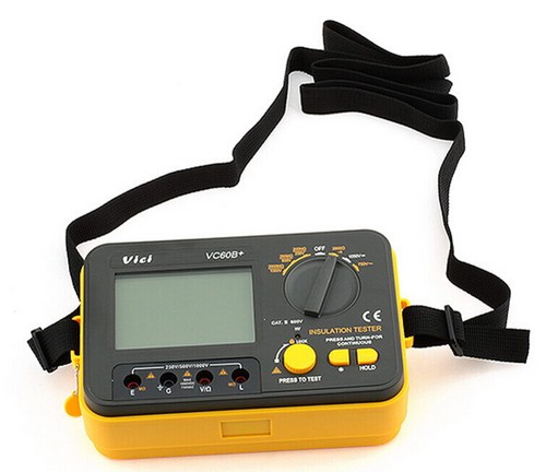 VICI VICHY VC60B+ Tester di Resistenza Isolamento Digitale Megger MegOhmmeter Meter - Foto 3 di 10