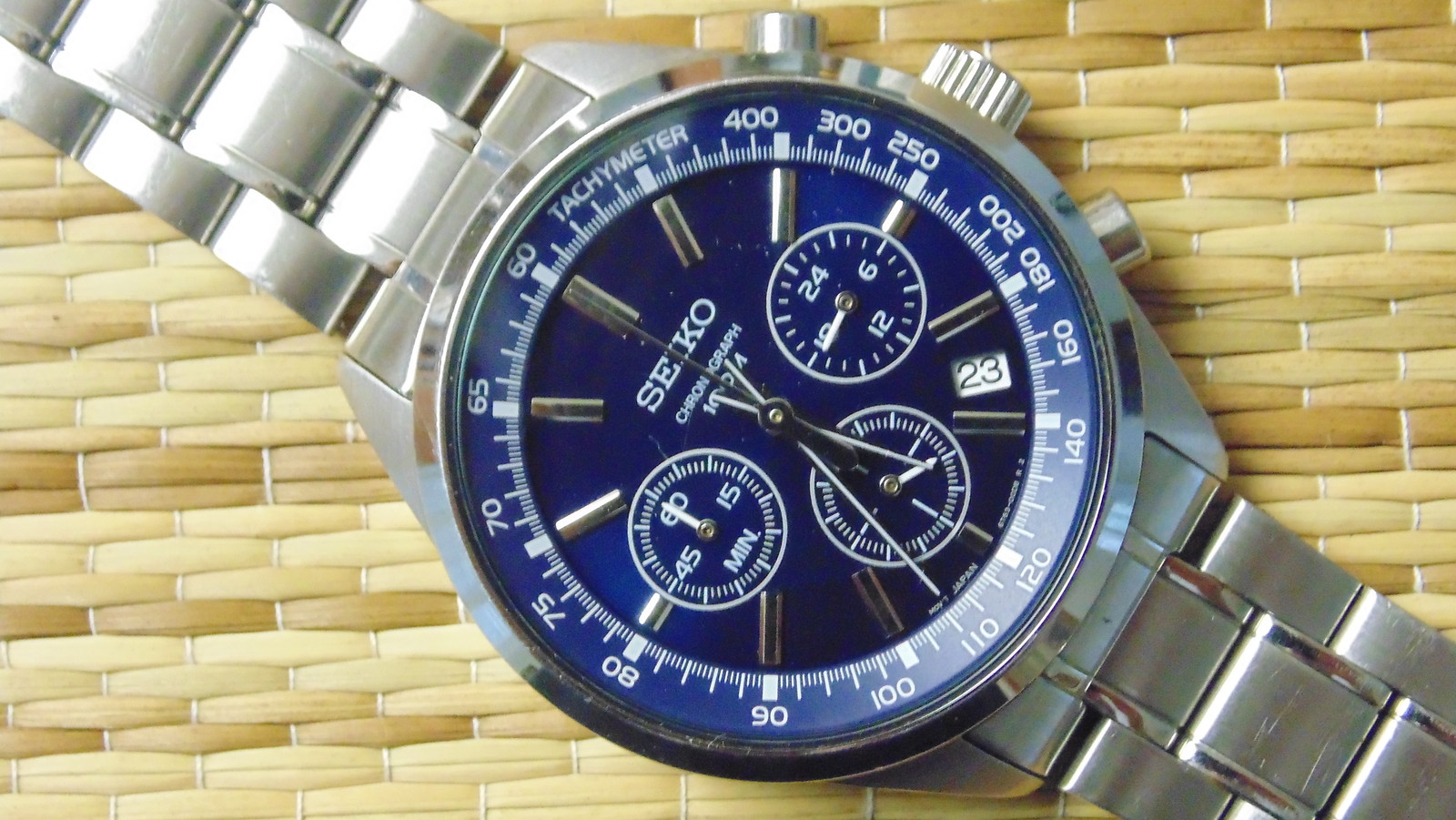 SEIKO 6T63-00B0 CHRONO CHRONOGRAPH DEPLOYMENT BRACELET STAINLESS WATCH  BOXED SET | eBay