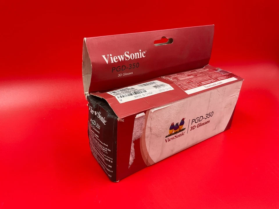 Gafas obturadoras 3D estereográficas activas ViewSonic PGD-350 Open Box ✅❤️️✅❤️️¡Leer! Foto 4 de 4