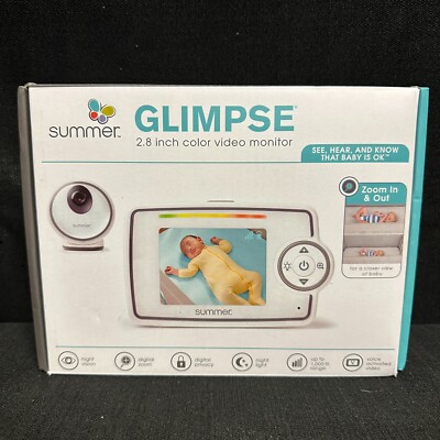 New Summer Glimpse Color Video Baby Monitor Digital Zoom